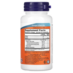 Thực phẩm bổ sung NOW Foods Krill Oil 500 mg 60 Softgels 733739016256