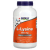 Thực phẩm chức năng NOW Foods L-Lysine 500 mg 250 Veg Capsules 733739001122