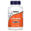 Thực phẩm chức năng NOW Foods L-Proline 500 mg 120 Veg Capsules 733739001337