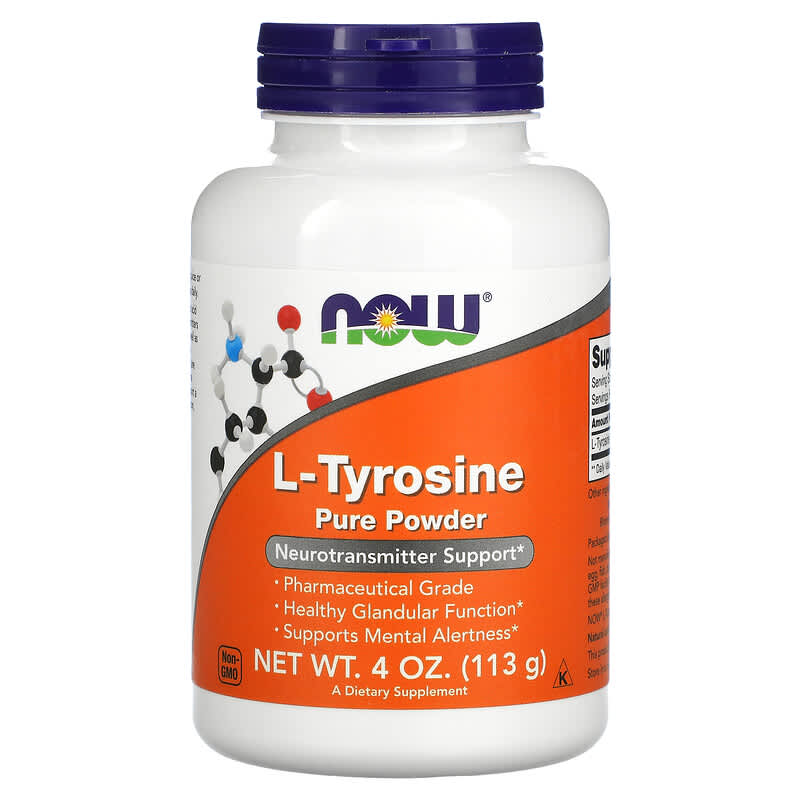 NOW Foods L-Tyrosine Pure Powder 4 oz (113 g) 8 Thực phẩm chức năng NOW Foods L-Tyrosine Pure Powder 4 oz (113 g) 733739002655
