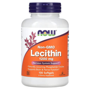 Thực phẩm chức năng NOW Foods Lecithin 1.200 mg 100 Softgels 733739022103