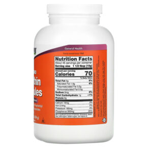 Thực phẩm bổ sung NOW Foods Lecithin Granules Non-GMO 1 lb (454 g) 733739022608