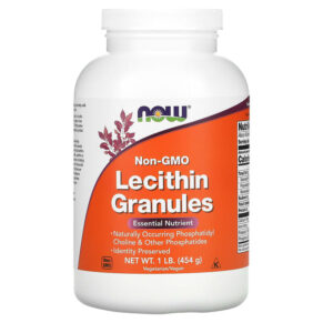 Thực phẩm chức năng NOW Foods Lecithin Granules Non-GMO 1 lb (454 g) 733739022608