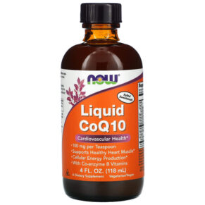 Thực phẩm chức năng NOW Foods Liquid CoQ10 100 mg  4 fl oz (118 ml) 733739031860
