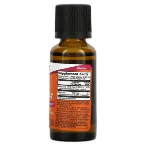 Thực phẩm bổ sung NOW Foods Liquid D-3 & MK-7 1 fl oz (30 ml) 733739003799