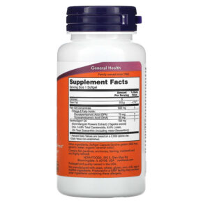 Thực phẩm bổ sung NOW Foods Macular Vision 50 Softgels 733739034021