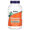 Thực phẩm chức năng NOW Foods Magnesium & Calcium 250 Tablets 733739012784