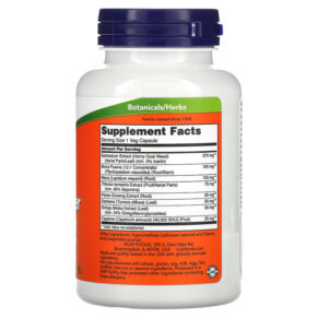 Thực phẩm bổ sung NOW Foods Men's Virility Power 120 Veg Capsules 733739033291