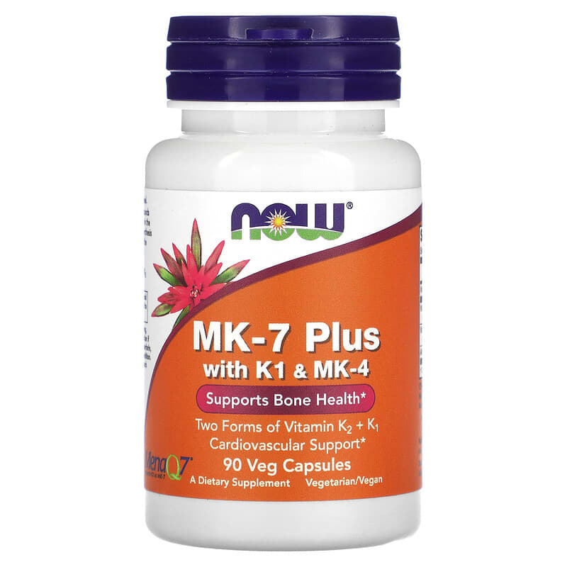 NOW Foods MK-7 Plus with K1 & MK-4 90 Veg Capsules 8 Thực phẩm chức năng NOW Foods MK-7 Plus with K1 & MK-4 90 Veg Capsules 733739009975