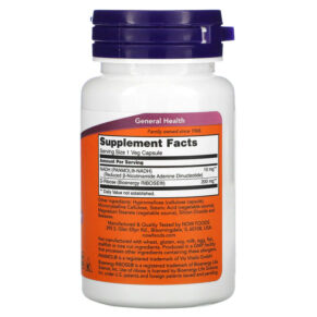 Thực phẩm bổ sung NOW Foods NADH 10 mg 60 Veg Capsules 733739031037