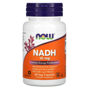 Thực phẩm chức năng NOW Foods NADH 10 mg 60 Veg Capsules 733739031037