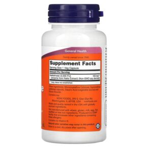 Thực phẩm bổ sung NOW Foods Nattokinase 100 mg 120 Veg Capsules 733739031419