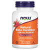 Thực phẩm chức năng NOW Foods Natural Beta Carotene 7.500 mcg (25.000 IU) 180 Softgels 733739003225