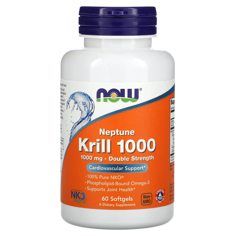NOW Foods Neptune Krill 1000 Double Strength 1.000 mg 60 Softgels 8 Thực phẩm chức năng NOW Foods Neptune Krill 1000 Double Strength 1.000 mg 60 Softgels 733739016270