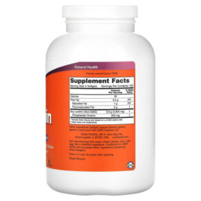 Thực phẩm bổ sung NOW Foods Non-GMO Lecithin 1.200 mg 400 Softgels 733739022141