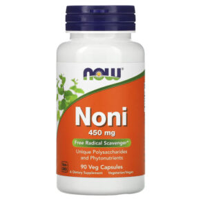 Thực phẩm chức năng NOW Foods Noni 450 mg 90 Veg Capsules 733739047120