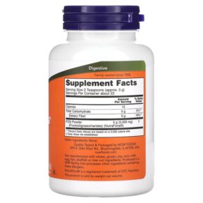 Thực phẩm bổ sung NOW Foods NutraFlora FOS Pure Powder 4 oz (113 g) 733739029423