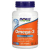 Thực phẩm chức năng NOW Foods Omega-3 180 EPA / 120 DHA 100 Softgels 733739016508