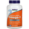Thực phẩm chức năng NOW Foods Omega-3 180 EPA /120 DHA 200 Softgels 733739016522