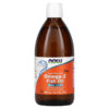 Thực phẩm chức năng NOW Foods Omega-3 Fish Oil Lemon Flavored 16.9 fl oz (500 ml) 733739016607