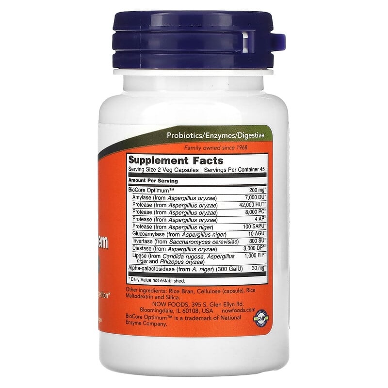 NOW Foods Optimal Digestive System 90 Veg Capsules 2 Thực phẩm bổ sung NOW Foods Optimal Digestive System 90 Veg Capsules 733739029584