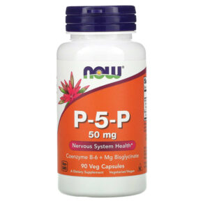 Thực phẩm chức năng NOW Foods P-5-P 50 mg 90 Veg Capsules 733739004611