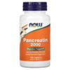 NOW Foods Pancreatin 2000 100 Capsules 4 Thực phẩm chức năng NOW Foods Pancreatin 2000 100 Capsules 733739029454