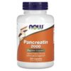 Thực phẩm chức năng NOW Foods Pancreatin 2000 250 Capsules 733739029461