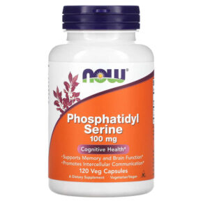Thực phẩm chức năng NOW Foods Phosphatidyl Serine 100 mg 120 Veg Capsules 733739023810