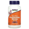 Thực phẩm chức năng NOW Foods Phosphatidyl Serine Soy-Free 150 mg 60 Veg Capsules 733739023896