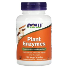 Thực phẩm chức năng NOW Foods Plant Enzymes 120 Veg Capsules 733739029669