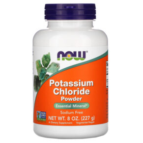Thực phẩm chức năng NOW Foods Potassium Chloride Powder 8 oz  (227 g) 733739014504