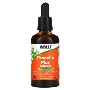 Thực phẩm chức năng NOW Foods Propolis Plus Extract 2 fl oz (59 ml) 733739049209