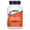 Thực phẩm chức năng NOW Foods Quercetin with Bromelain 120 Veg Capsules 733739030702