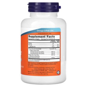 Thực phẩm bổ sung NOW Foods Red Omega 90 Softgels 733739016751