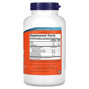 Thực phẩm bổ sung NOW Foods Red Omega Red Yeast Rice with CoQ10 30 mg 180 Softgels 733739016768