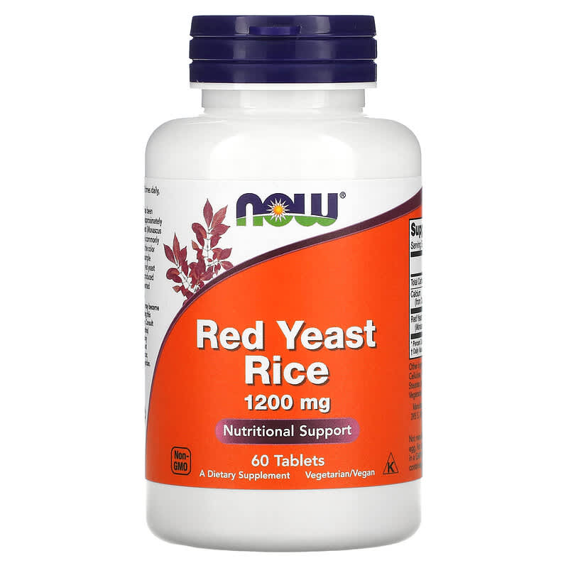 NOW Foods Red Yeast Rice 1.200 mg 60 Tablets 8 Thực phẩm chức năng NOW Foods Red Yeast Rice 1.200 mg 60 Tablets 733739035042
