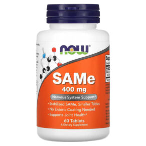 Thực phẩm chức năng NOW Foods SAMe 400 mg 60 Tablets 733739001412