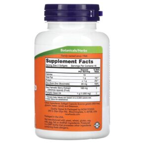 Thực phẩm bổ sung NOW Foods Saw Palmetto Extract   90 Softgels 733739047342