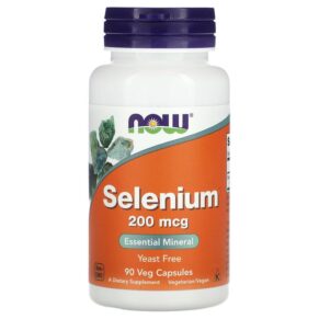 Thực phẩm chức năng NOW Foods Selenium 200 mcg 90 Veg Capsules 733739014856