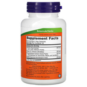 Thực phẩm bổ sung NOW Foods Sleep Botanical Sleep Blend 90 Veg Capsules 733739047687