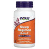Thực phẩm chức năng NOW Foods Sleep Regimen 3-in-1 90 Veg Capsules 733739047694