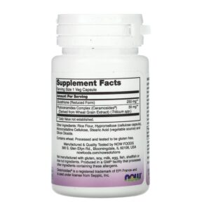 Thực phẩm bổ sung NOW Foods Solutions Glutathione Skin Brightener 30 Veg Capsules 733739033789