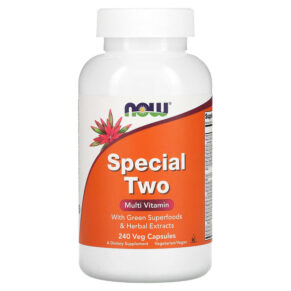 Thực phẩm chức năng NOW Foods Special Two Multi Vitamin 240 Veg Capsules 733739038692