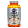 Thực phẩm chức năng NOW Foods Sports Arginine & Citrulline 240 Veg Capsules 733739000385