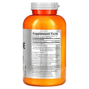Thực phẩm bổ sung NOW Foods Sports Beta-Alanine Pure Powder 17.6 oz (500 g) 733739020079