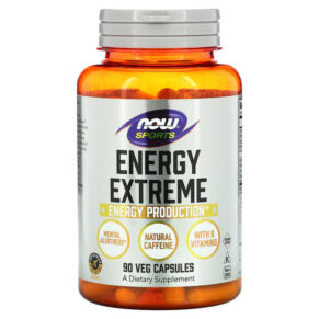 Thực phẩm chức năng NOW Foods Sports Energy Extreme 90 Veg Capsules 733739033529