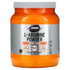 Thực phẩm chức năng NOW Foods Sports L-Arginine Powder 2.2 lbs (1 kg) 733739002112