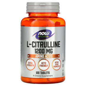Thực phẩm chức năng NOW Foods Sports L-Citrulline 1.200 mg 120 Tablets 733739001160