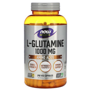 Thực phẩm chức năng NOW Foods Sports L-Glutamine 1.000 mg 240 Veg Capsules 733739000910